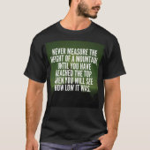 Motivatie woorden - Mountain T-shirt (Voorkant)
