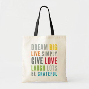 MOTIVATIE WOORDEN OM VAN TE HOUDEN DOOR moderne ty Tote Bag