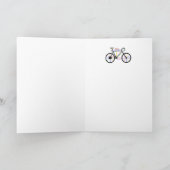 Motivatie woorden over het fietsen van het Bmx-geb Kaart (Binnen)