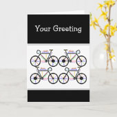 Motivatie woorden over het fietsen van het Bmx-geb Kaart (Gele Bloem)