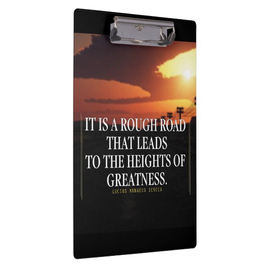 Motivatie woorden - Ruwe weg leidt naar grootheid Klembord (Rechts)