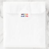 Motivatie woorden Sticker (Tas)