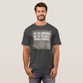 Motivatie woorden t-shirt (Voorkant volledig)