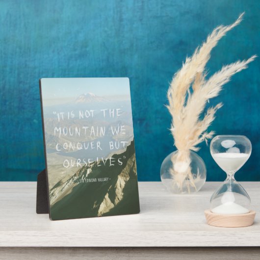 Motivatie woorden - verover jezelf fotoplaat (Zijkant)