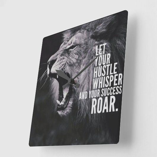 Motivatie woorden vierkante klok (Hoek)