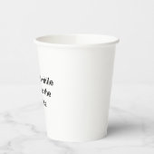 Motivatie woorden voor de papierbeker  papieren bekers (Links)