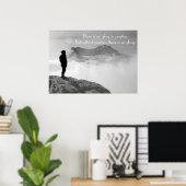 Motivatie woorden voor praktijk en behoud poster (Thuiskantoor)