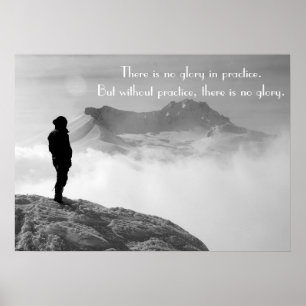 Motivatie woorden voor praktijk en behoud poster