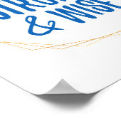 motivatie woorden voor succes en levensstrijd poster (Hoek)