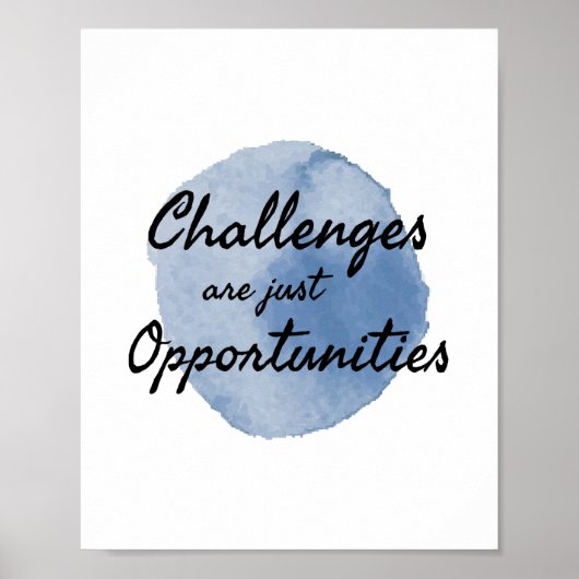 motivatie woorden voor werk en succes poster (Voorkant)