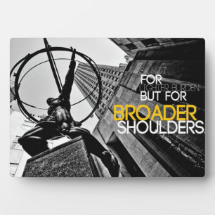 Motivatie woorden - vraag niet om lichtere lasten fotoplaat