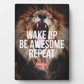 Motivatie woorden - wakker worden, Geweldige zijn, Fotoplaat (voorkant)