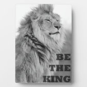 Motivatie woorden - wees de koning fotoplaat (voorkant)