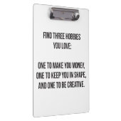 Motivatie woorden - Zoek drie Hobbies waar je van Klembord (Rechts)