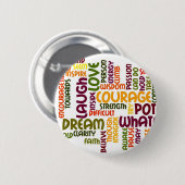 Motivatie Word #1 badge Ronde Button 5,7 Cm (Voorkant /achterkant)