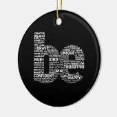 Motivatie Word Cloud Sierkussen Keramisch Ornament (Links)