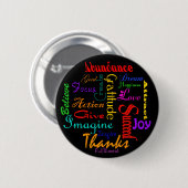 Motivatie Word Collage Button (Voorkant /achterkant)