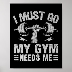 Motivatie Workout Fitness Bodybuilding Training Poster