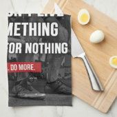 Motivatie workout woorden theedoek (Quarter Fold)