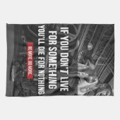 Motivatie workout woorden theedoek (Horizontaal)