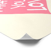 Motivatie zelf liefde citaat esthetische trendy poster (Hoek)