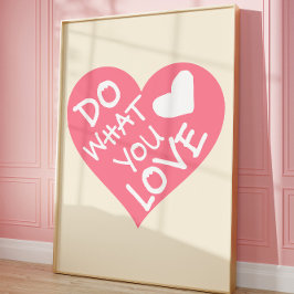 Motivatie zelf liefde citaat esthetische trendy poster