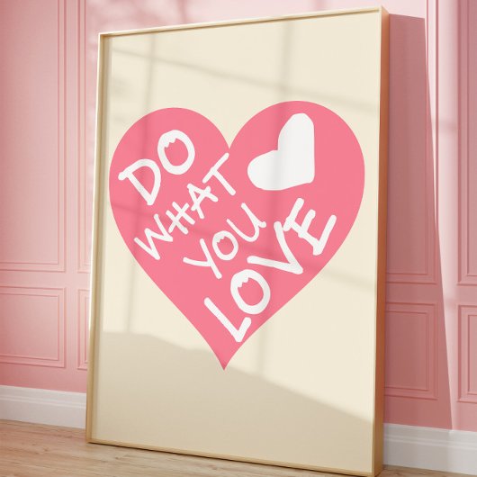 Motivatie zelf liefde citaat esthetische trendy poster