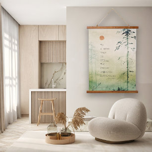 Motivatie Zen Quote Asian Art Wood Hangend Wandkleed