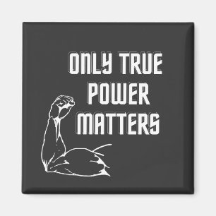 Motivatie zin met spierarm magneet