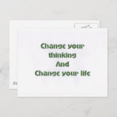 Motivatie zinnen briefkaart (Voorkant / Achterkant)