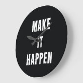 Motivatie zwart maken grote klok (Hoek)