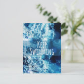 Motivatie zwemmen briefkaart (Staand voorkant)