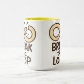 Motivatiebeker 'Break the Loop' Keramiek Mok (Midden)