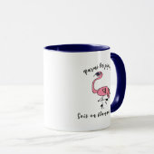 Motivatiebeker - Wees een flamingo Mok (Voorkant rechts)