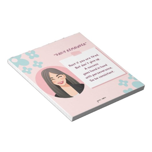 Motivatiekaart Notitieblok (Schuin)