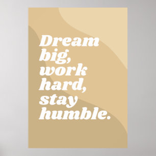 Motivatieposter met citaat poster