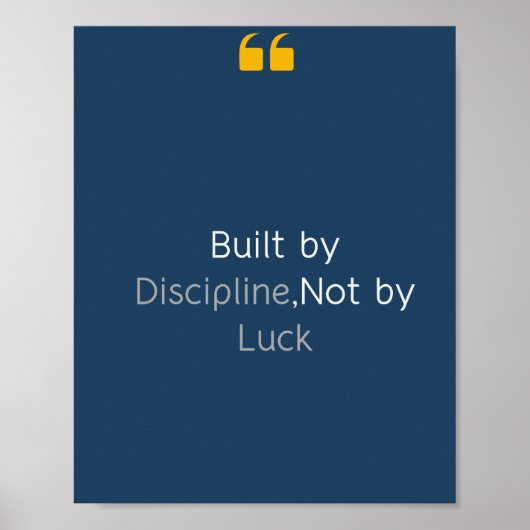 Motivatieposter Poster (Voorkant)