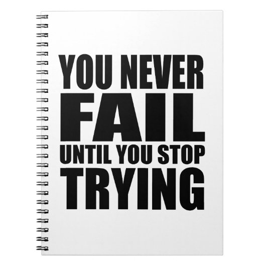 Motivatietekst succes notitieboek (Voorkant)