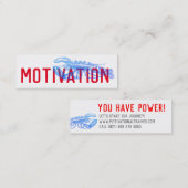 Motivatietraining Mini Visitekaartje (Voorkant / Achterkant)