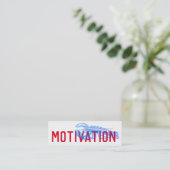 Motivatietraining Mini Visitekaartje (Staand voorkant)