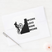 Motivatieven Mountainbiken - Grappige Wielren Quot Vierkante Sticker (Envelop)