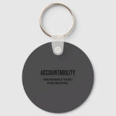 Motivation Accountability Entrepreneur Slogan Quot Sleutelhanger (Voorkant)