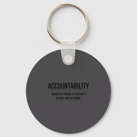 Motivation Accountability Entrepreneur Slogan Quot Sleutelhanger (Voorkant)