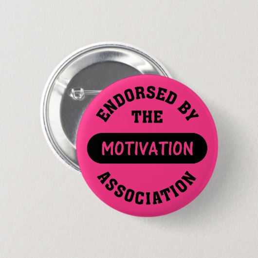 Motivation Association Endorsement Ronde Button 5,7 Cm (Voorkant /achterkant)