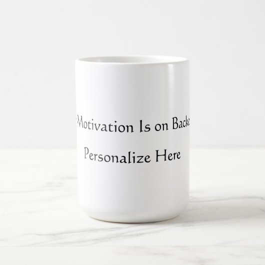 Motivation Backorder Mug Koffiemok (Center)