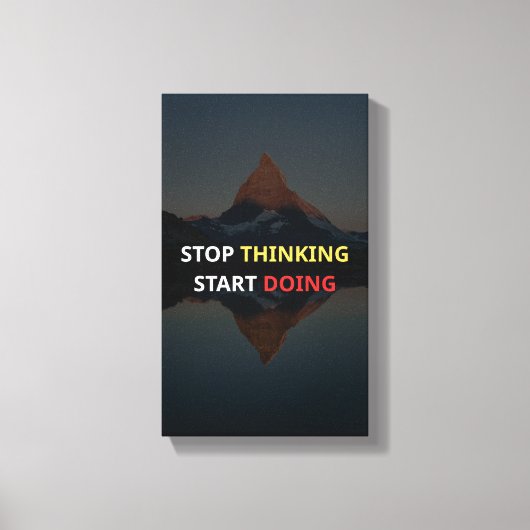 motivation canvas afdruk (Voorkant)