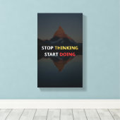 motivation canvas afdruk (Insitu (Houten vloer))