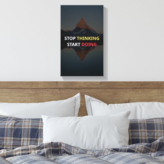 motivation canvas afdruk (Insitu (Slaapkamer))