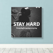 motivation canvas afdruk (Insitu (Houten vloer))