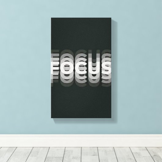 motivation canvas afdruk (Insitu (Houten vloer))